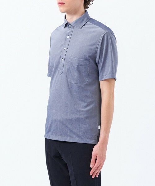 MACKINTOSH PHILOSOPHY(MENS) / マッキントッシュ フィロソフィー　メンズ シャツ・ブラウス | トロッター メランジ鹿の子 カッタウェイポロ | 詳細6