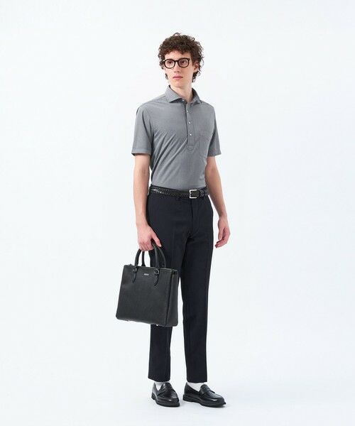 MACKINTOSH PHILOSOPHY(MENS) / マッキントッシュ フィロソフィー　メンズ シャツ・ブラウス | トロッター メランジ鹿の子 カッタウェイポロ | 詳細1