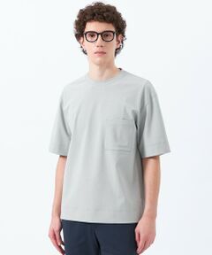 MACKINTOSH PHILOSOPHY(MENS) / マッキントッシュ フィロソフィー　メンズ カットソー | ドライフラットストレッチ クルーネック五分袖ポケT