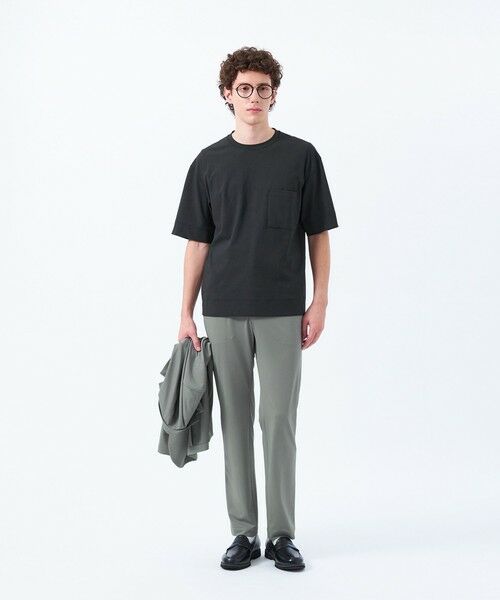 MACKINTOSH PHILOSOPHY(MENS) / マッキントッシュ フィロソフィー　メンズ カットソー | ドライフラットストレッチ クルーネック五分袖ポケT | 詳細3