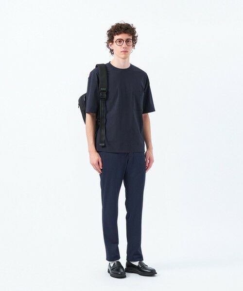 MACKINTOSH PHILOSOPHY(MENS) / マッキントッシュ フィロソフィー　メンズ カットソー | ドライフラットストレッチ クルーネック五分袖ポケT | 詳細4