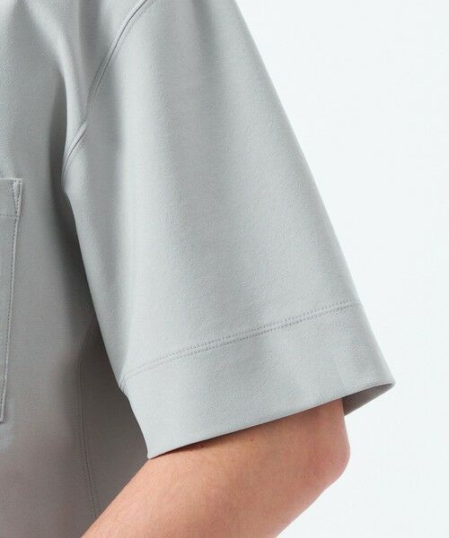 MACKINTOSH PHILOSOPHY(MENS) / マッキントッシュ フィロソフィー　メンズ カットソー | ドライフラットストレッチ クルーネック五分袖ポケT | 詳細8