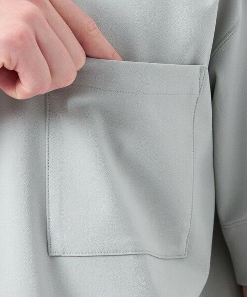 MACKINTOSH PHILOSOPHY(MENS) / マッキントッシュ フィロソフィー　メンズ カットソー | ドライフラットストレッチ クルーネック五分袖ポケT | 詳細9