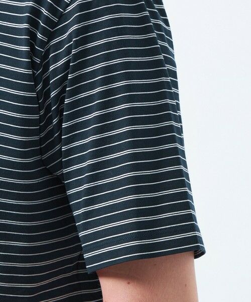 MACKINTOSH PHILOSOPHY(MENS) / マッキントッシュ フィロソフィー　メンズ カットソー | バッキンガムベア ランダムボーダー ワンポイントTシャツ | 詳細7