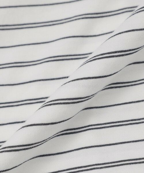 MACKINTOSH PHILOSOPHY(MENS) / マッキントッシュ フィロソフィー　メンズ カットソー | バッキンガムベア ランダムボーダー ワンポイントTシャツ | 詳細9