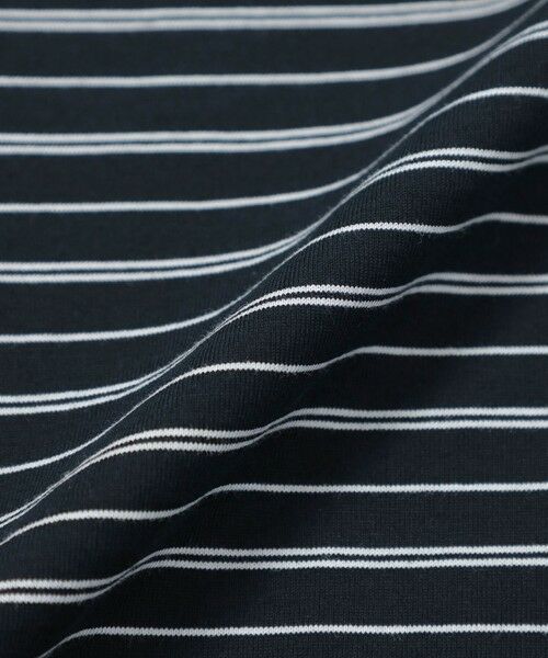 MACKINTOSH PHILOSOPHY(MENS) / マッキントッシュ フィロソフィー　メンズ カットソー | バッキンガムベア ランダムボーダー ワンポイントTシャツ | 詳細10