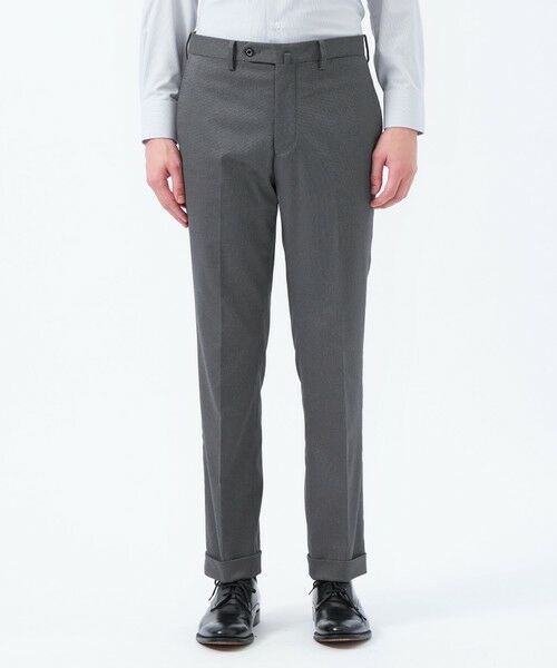 MACKINTOSH PHILOSOPHY(MENS) / マッキントッシュ フィロソフィー　メンズ その他パンツ | トロッター トラウザーズ #000（ナンバーゼロ）バーズアイストレッチ リサイクル | 詳細4