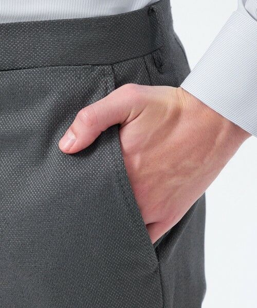 MACKINTOSH PHILOSOPHY(MENS) / マッキントッシュ フィロソフィー　メンズ その他パンツ | トロッター トラウザーズ #000（ナンバーゼロ）バーズアイストレッチ リサイクル | 詳細8