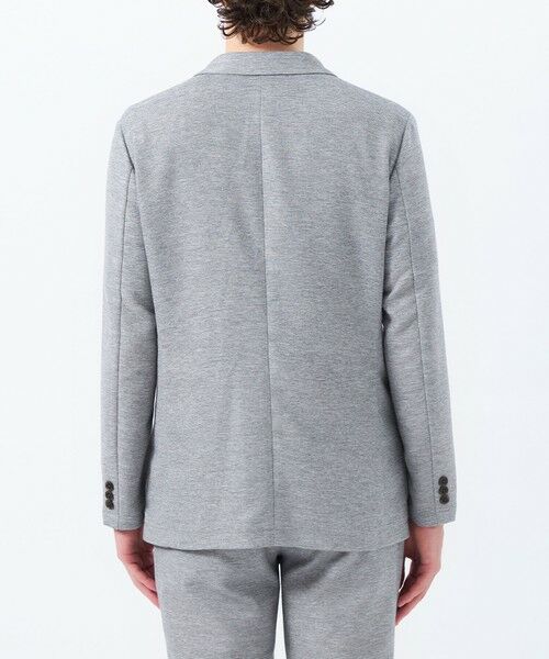 MACKINTOSH PHILOSOPHY(MENS) / マッキントッシュ フィロソフィー　メンズ ノーカラージャケット | テーラードジャージージャケット 杢カラミストレッチ | 詳細6