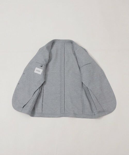 MACKINTOSH PHILOSOPHY(MENS) / マッキントッシュ フィロソフィー　メンズ ノーカラージャケット | テーラードジャージージャケット 杢カラミストレッチ | 詳細8