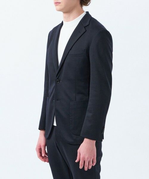 MACKINTOSH PHILOSOPHY(MENS) / マッキントッシュ フィロソフィー　メンズ ノーカラージャケット | テーラードジャージー ジャケット 24G梳毛ジャージー | 詳細5