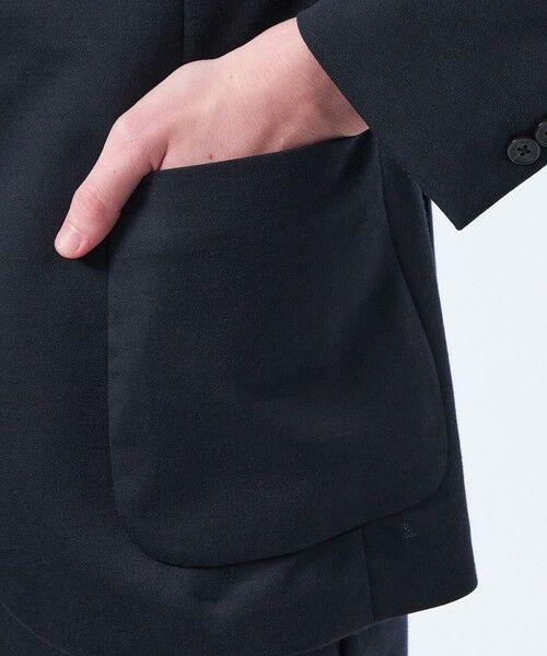 MACKINTOSH PHILOSOPHY(MENS) / マッキントッシュ フィロソフィー　メンズ ノーカラージャケット | テーラードジャージー ジャケット 24G梳毛ジャージー | 詳細8