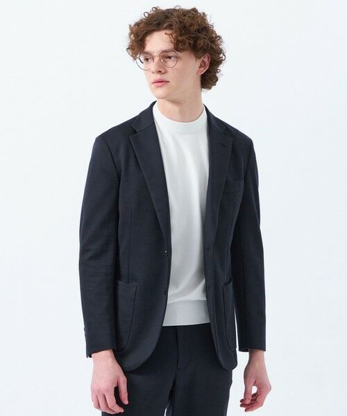 MACKINTOSH PHILOSOPHY(MENS)/マッキントッシュ フィロソフィー メンズ テーラードジャージー ジャケット 24G梳毛ジャージー ネイビー3 38 MACKINTOSH PHILOSOPHY(MENS)/マッキントッシュ フィロソフィー メンズ テーラードジャージー ジャケット 24G梳毛ジャージー ネイビー3 38
