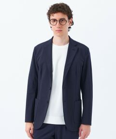 MACKINTOSH PHILOSOPHY(MENS) / マッキントッシュ フィロソフィー　メンズ ノーカラージャケット | ドライフラットストレッチ イージージャケット ドライフラットストレッチクロス