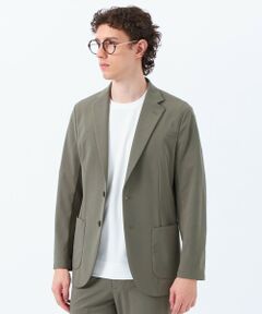 MACKINTOSH PHILOSOPHY(MENS) / マッキントッシュ フィロソフィー　メンズ ノーカラージャケット | ドライフラットストレッチ イージージャケット ドライフラットストレッチクロス
