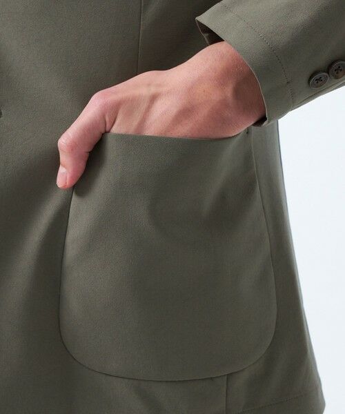 MACKINTOSH PHILOSOPHY(MENS) / マッキントッシュ フィロソフィー メンズ ノーカラージャケット | ドライフラットストレッチ イージージャケット ドライフラットストレッチクロス | 詳細8