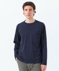 MACKINTOSH PHILOSOPHY(MENS) / マッキントッシュ フィロソフィー　メンズ カットソー | ドライフラットストレッチ クルーネックロンＴ ドライフラットストレッチクロス