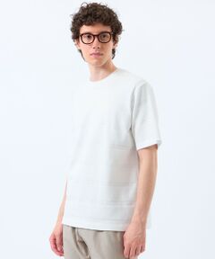 MACKINTOSH PHILOSOPHY(MENS) / マッキントッシュ フィロソフィー　メンズ カットソー | ポップコーンシャドーボーダー クルーネックTシャツ