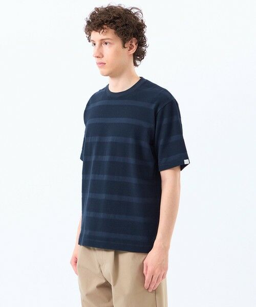 MACKINTOSH PHILOSOPHY(MENS) / マッキントッシュ フィロソフィー　メンズ カットソー | ポップコーンシャドーボーダー クルーネックTシャツ | 詳細6