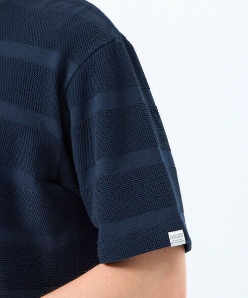 MACKINTOSH PHILOSOPHY(MENS) / マッキントッシュ フィロソフィー　メンズ カットソー | ポップコーンシャドーボーダー クルーネックTシャツ | 詳細8