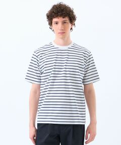 MACKINTOSH PHILOSOPHY(MENS) / マッキントッシュ フィロソフィー　メンズ カットソー | ポップコーンボーダー クルーネックTシャツ