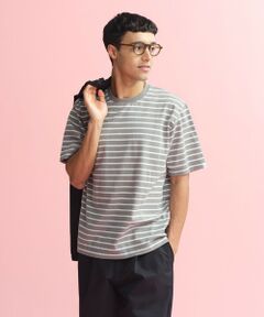 MACKINTOSH PHILOSOPHY(MENS) / マッキントッシュ フィロソフィー　メンズ カットソー | ポップコーンボーダー クルーネックTシャツ