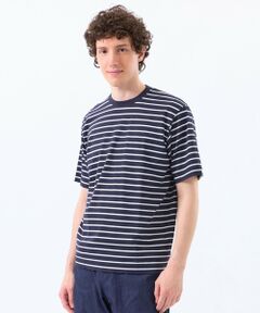 MACKINTOSH PHILOSOPHY(MENS) / マッキントッシュ フィロソフィー　メンズ カットソー | ポップコーンボーダー クルーネックTシャツ