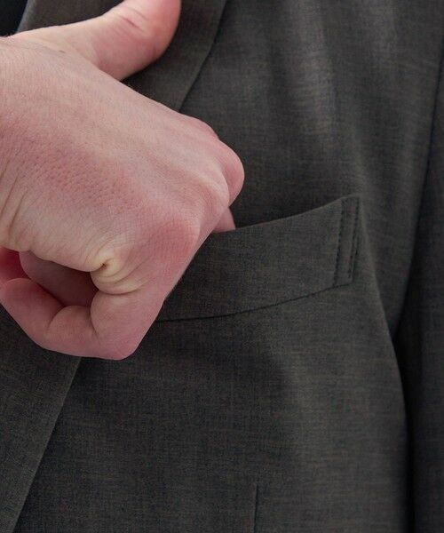 MACKINTOSH PHILOSOPHY(MENS) / マッキントッシュ フィロソフィー メンズ ノーカラージャケット | 【WEB&一部店舗】強撚トロピカル ジャケット | 詳細7