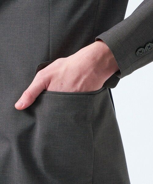 MACKINTOSH PHILOSOPHY(MENS) / マッキントッシュ フィロソフィー メンズ ノーカラージャケット | 【WEB&一部店舗】強撚トロピカル ジャケット | 詳細8