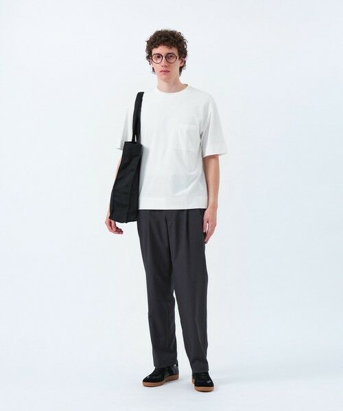 MACKINTOSH PHILOSOPHY(MENS) / マッキントッシュ フィロソフィー　メンズ カットソー | ベアスムース　五分袖ポケットTシャツ | 詳細1