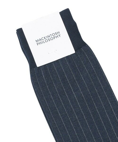 MACKINTOSH PHILOSOPHY(MENS) / マッキントッシュ フィロソフィー　メンズ その他インナー・ルームウェア | リブストライプ ビジネスソックス | 詳細1