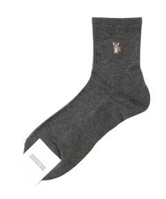 MACKINTOSH PHILOSOPHY(MENS) / マッキントッシュ フィロソフィー　メンズ その他インナー・ルームウェア | コーギー フロント＆バックスタイルワンポイント カジュアルソックス