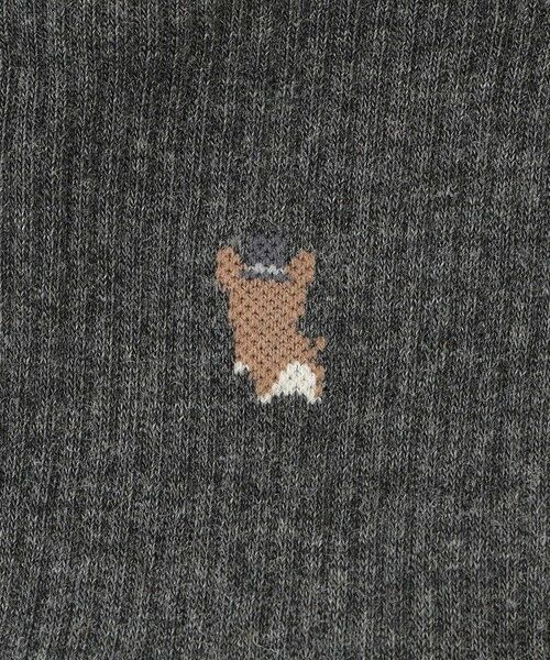 MACKINTOSH PHILOSOPHY(MENS) / マッキントッシュ フィロソフィー　メンズ その他インナー・ルームウェア | コーギー フロント＆バックスタイルワンポイント カジュアルソックス | 詳細5