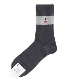 MACKINTOSH PHILOSOPHY(MENS) / マッキントッシュ フィロソフィー　メンズ その他インナー・ルームウェア | ライン×バッキンガムベアワンポイント  カジュアルソックス