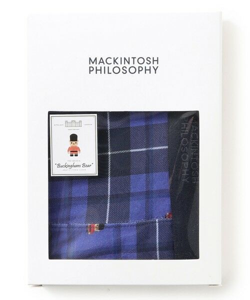 MACKINTOSH PHILOSOPHY(MENS)/マッキントッシュ フィロソフィー メンズ バッキンガムベア&チェック ボクサーパンツ ネイビー1 M MACKINTOSH PHILOSOPHY(MENS)/マッキントッシュ フィロソフィー メンズ バッキンガムベア&チェック ボクサーパンツ ネイビー1 M