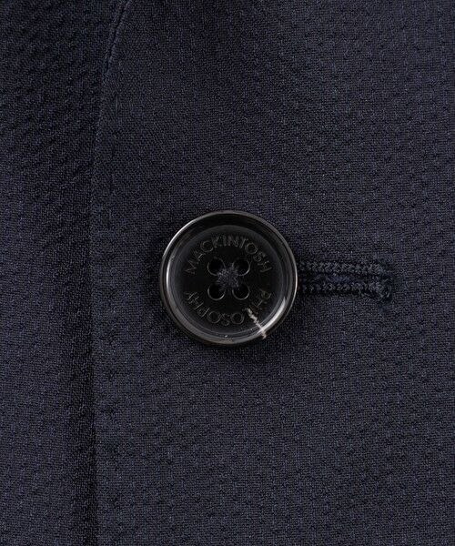 MACKINTOSH PHILOSOPHY(MENS) / マッキントッシュ フィロソフィー　メンズ ノーカラージャケット | トロッター ウルトラライト ジャケット ナローサッカーストライプ | 詳細9