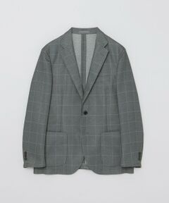 MACKINTOSH PHILOSOPHY 青と白のチェック柄メンズジャケット ギンガムチェックダブルブレストジャケット(ジャケット