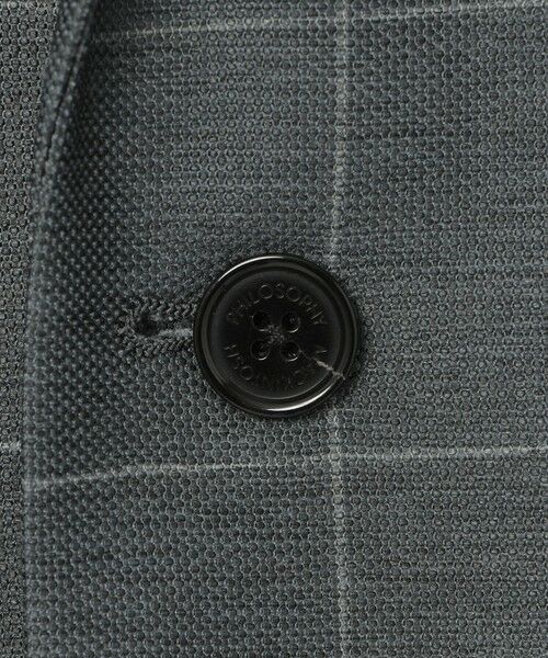 MACKINTOSH PHILOSOPHY(MENS) / マッキントッシュ フィロソフィー　メンズ ノーカラージャケット | テーラードジャージー ジャケット カラミウィンドウペーン | 詳細6