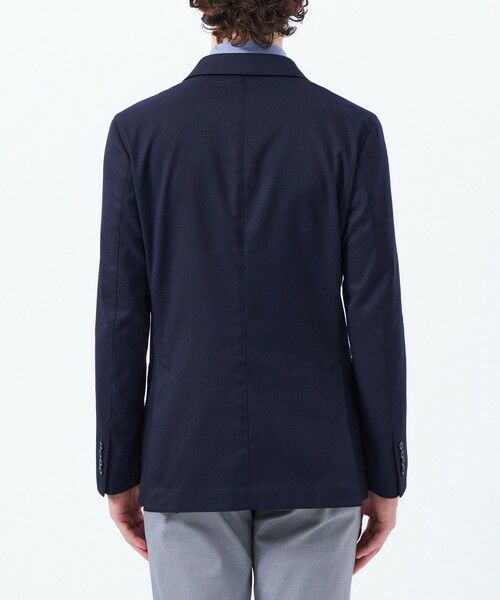 MACKINTOSH PHILOSOPHY(MENS) / マッキントッシュ フィロソフィー　メンズ ノーカラージャケット | 【WEB&一部店舗限定】トロッター ジャケット ダブルブレスト #000（ナンバーゼロ）バーズアイストレッチ リサイクル | 詳細4