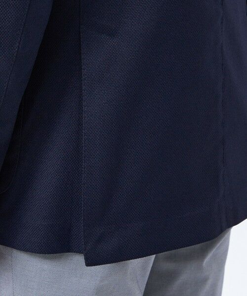 MACKINTOSH PHILOSOPHY(MENS) / マッキントッシュ フィロソフィー　メンズ ノーカラージャケット | 【WEB&一部店舗限定】トロッター ジャケット ダブルブレスト #000（ナンバーゼロ）バーズアイストレッチ リサイクル | 詳細8