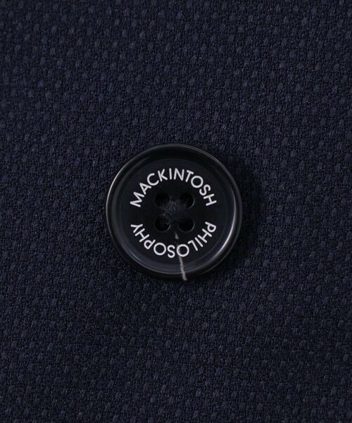 MACKINTOSH PHILOSOPHY(MENS) / マッキントッシュ フィロソフィー メンズ ノーカラージャケット | 【WEB&一部店舗限定】トロッター ジャケット ダブルブレスト #000(ナンバーゼロ)バーズアイストレッチ リサイクル | 詳細10