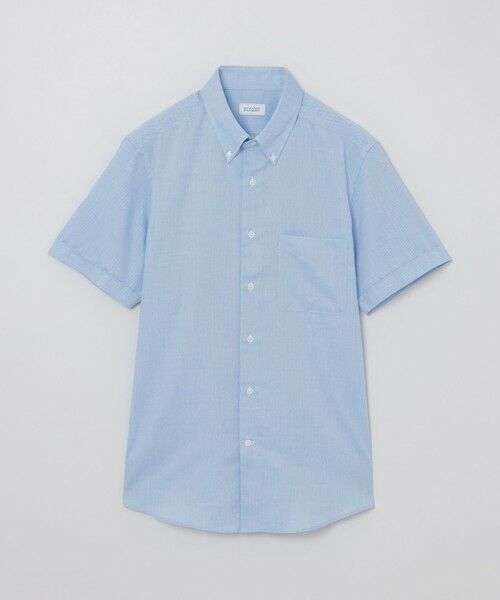 MACKINTOSH PHILOSOPHY(MENS)/マッキントッシュ フィロソフィー メンズ オックスフォード半袖ボタンダウンシャツ ブルー6 38 MACKINTOSH PHILOSOPHY(MENS)/マッキントッシュ フィロソフィー メンズ オックスフォード半袖ボタンダウンシャツ ブルー6 38