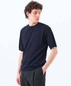 MACKINTOSH PHILOSOPHY(MENS) / マッキントッシュ フィロソフィー　メンズ ニット・セーター | 30/1ミニカノコ クルーネック半袖ニットTシャツ