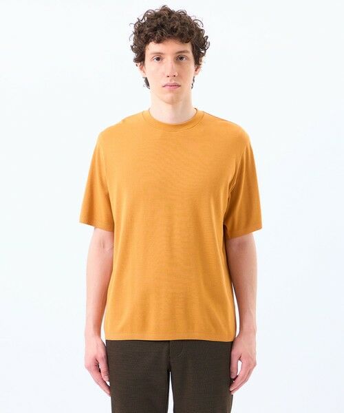 MACKINTOSH PHILOSOPHY(MENS) / マッキントッシュ フィロソフィー　メンズ ニット・セーター | 30/1ミニカノコ クルーネック半袖ニットTシャツ | 詳細4