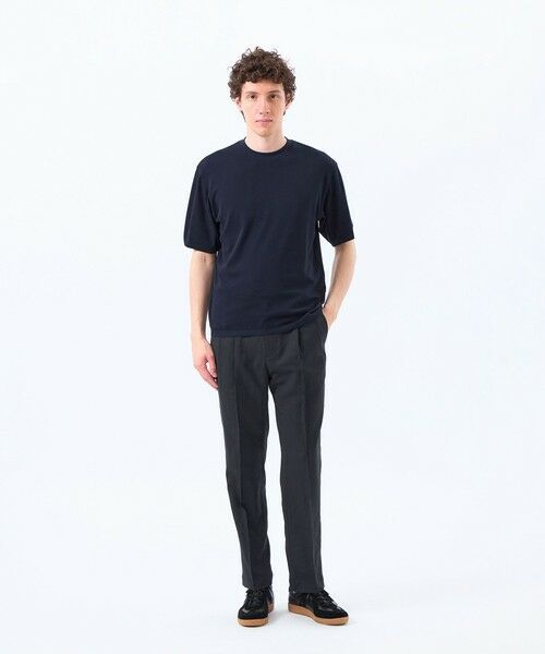 MACKINTOSH PHILOSOPHY(MENS) / マッキントッシュ フィロソフィー　メンズ ニット・セーター | 30/1ミニカノコ クルーネック半袖ニットTシャツ | 詳細1