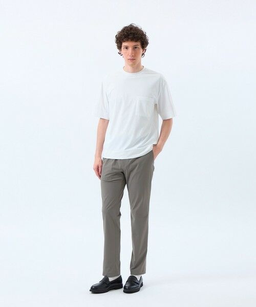 MACKINTOSH PHILOSOPHY(MENS) / マッキントッシュ フィロソフィー　メンズ カットソー | ドライフラットストレッチ クルーネック五分袖ポケT | 詳細1