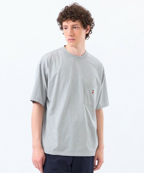 MACKINTOSH PHILOSOPHY(MENS)/マッキントッシュ フィロソフィー メンズ バッキンガムベア 度詰め天竺 スピンドルTシャツ グレー4 40 MACKINTOSH PHILOSOPHY(MENS)/マッキントッシュ フィロソフィー メンズ バッキンガムベア 度詰め天竺 スピンドルTシャツ グレー4 40