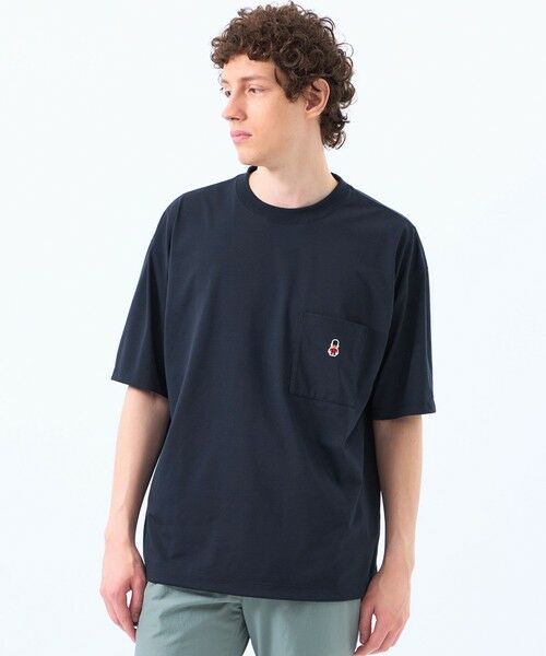 MACKINTOSH PHILOSOPHY(MENS)/マッキントッシュ フィロソフィー メンズ バッキンガムベア 度詰め天竺 スピンドルTシャツ ネイビー3 38 MACKINTOSH PHILOSOPHY(MENS)/マッキントッシュ フィロソフィー メンズ バッキンガムベア 度詰め天竺 スピンドルTシャツ ネイビー3 38