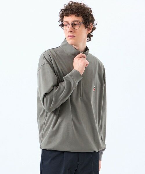 MACKINTOSH PHILOSOPHY(MENS)/マッキントッシュ フィロソフィー メンズ バッキンガムベア コンパクトスムース ハーフジッププルオーバー グレー4 38 MACKINTOSH PHILOSOPHY(MENS)/マッキントッシュ フィロソフィー メンズ バッキンガムベア コンパクトスムース ハーフジッププルオーバー グレー4 38