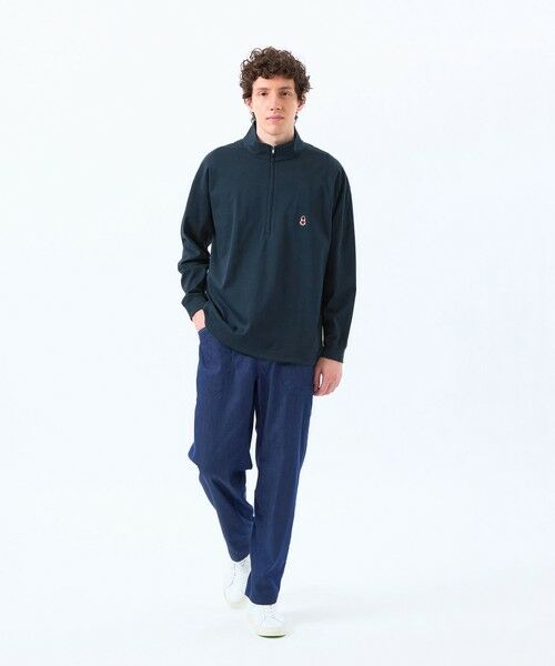 MACKINTOSH PHILOSOPHY(MENS) / マッキントッシュ フィロソフィー　メンズ カットソー | バッキンガムベア コンパクトスムース ハーフジッププルオーバー | 詳細3